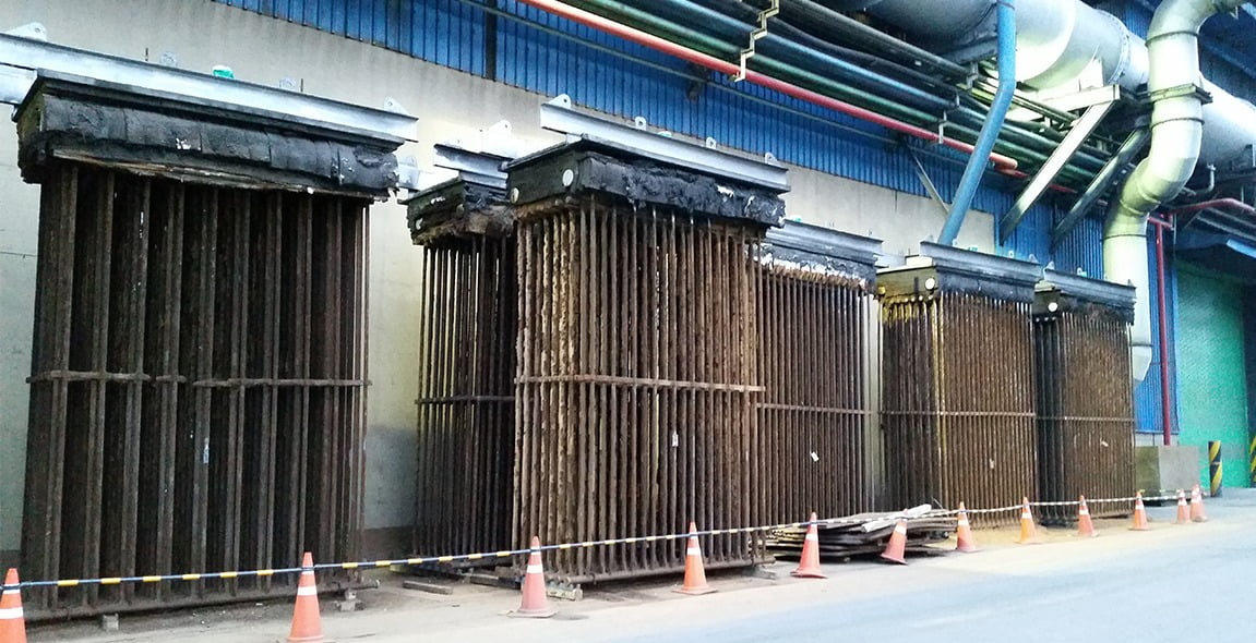 On-site installation – metallurgical waste heat boiler dual-system – Korea (2013)