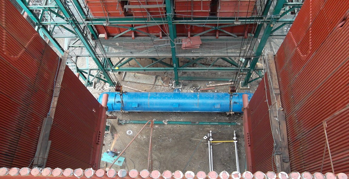 Installation phase – unit 2 (2016), biomass boiler 200 t/h Philippines